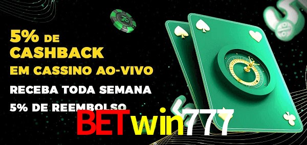 Promoções do cassino ao Vivo betwin777